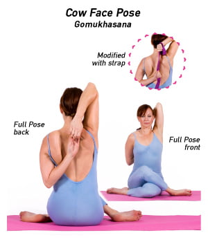 Gomukhasana or Cow Face Pose