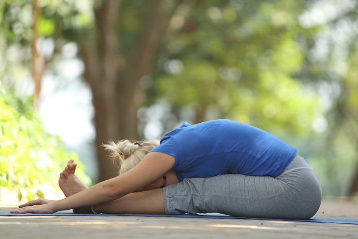 Paschimottanasana Steps