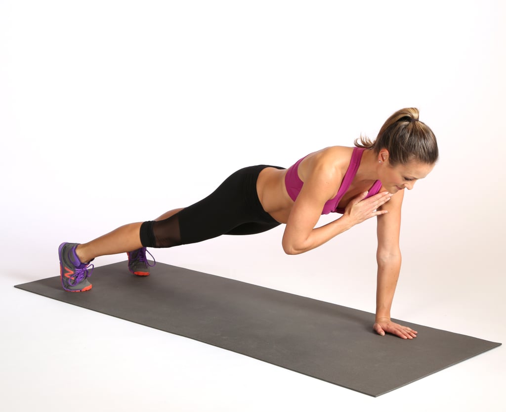 Plank with shoulder touch