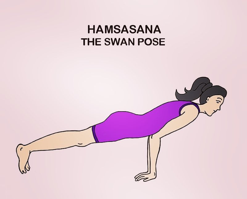 Step By Step Instructions To Practice Hamsasana (Swan Pose)