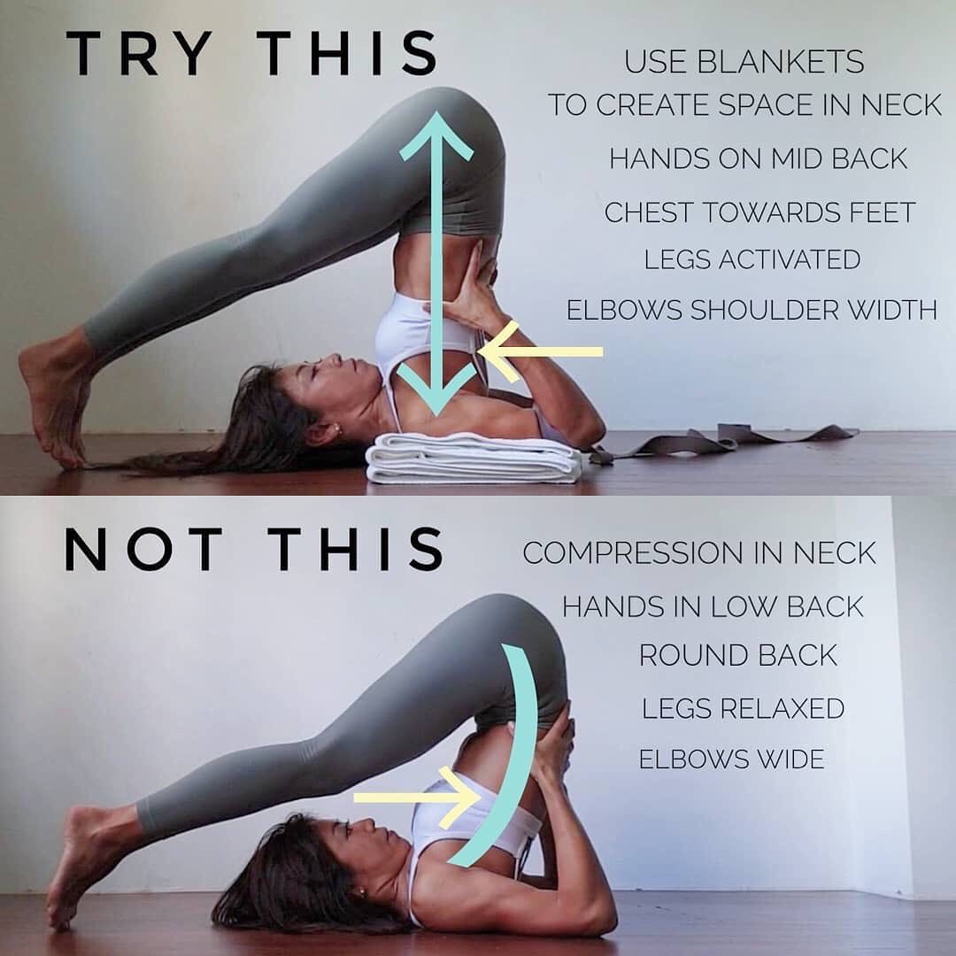 Halasana or Plough Pose