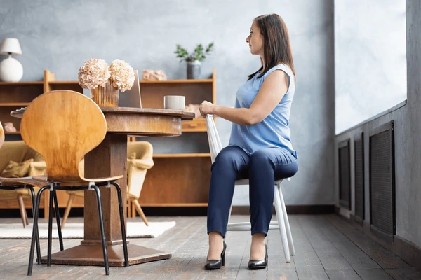 Simple Yoga Stretches for Office Workers at Desk