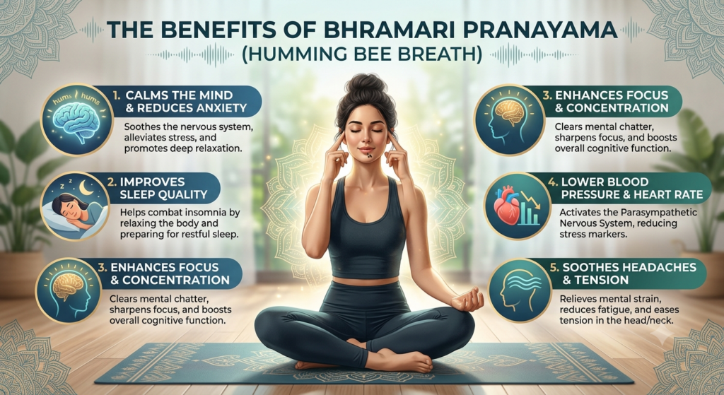 Benefits of Bhramari Pranayama
