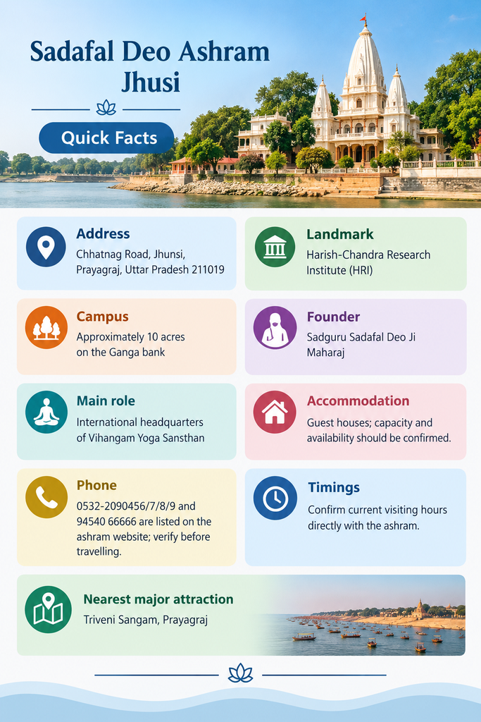 Sadafal Deo Ashram quick facts